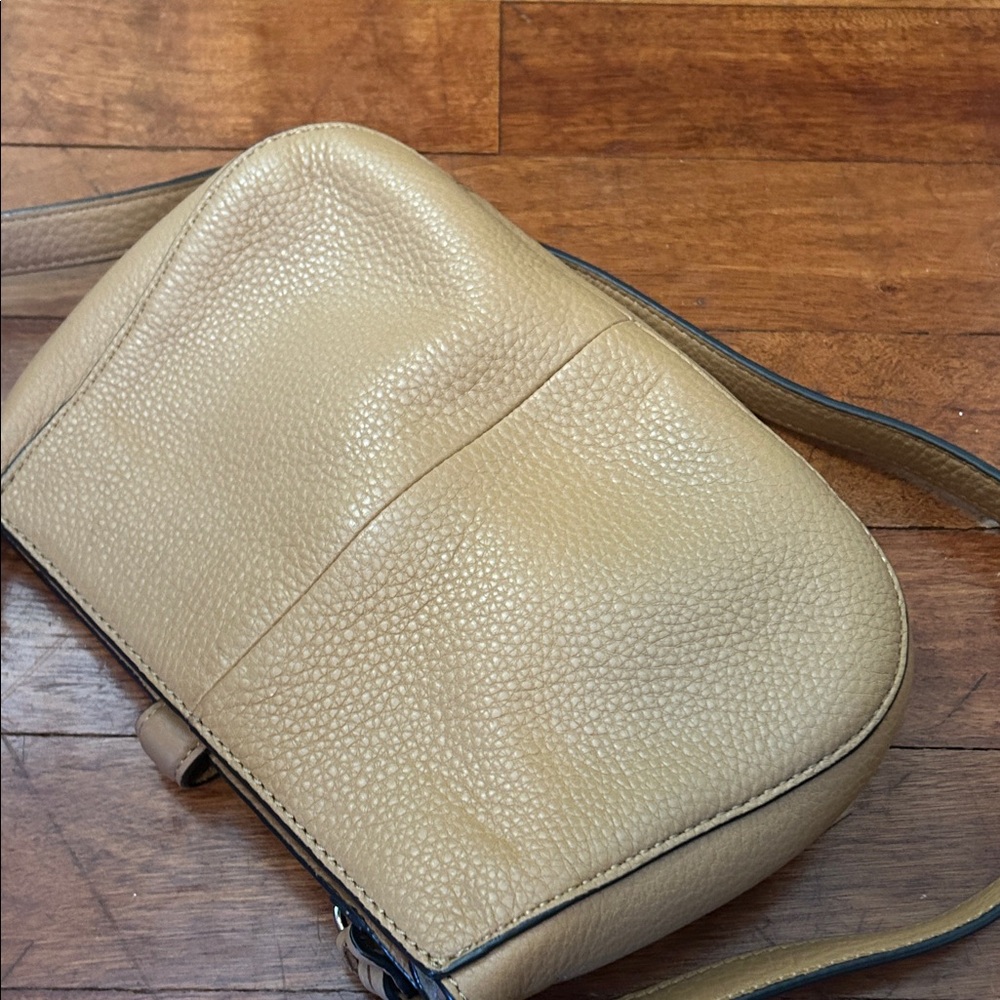 Karl Lagerfeld Beige Crossbody Bag with Tassel - Picture 3 of 8
